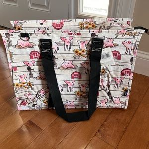 NGIL Farm animal large tote NWT